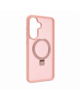 Evelatus Samsung Galaxy A57 Shield Case With MagSafe & Stand Matte Ring Light Pink 