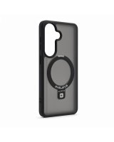  Evelatus Samsung Galaxy S26 Shield Case With MagSafe & Stand Matte Ring Black 