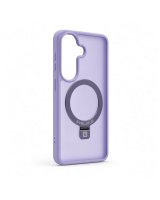  Evelatus Samsung Galaxy S26 Shield Case With MagSafe & Stand Matte Ring Lavender Purple 