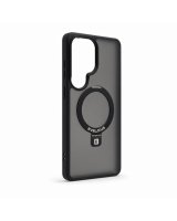  Evelatus Samsung Galaxy S26 Ultra Shield Case With MagSafe & Stand Matte Ring Black 