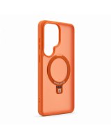  Evelatus Samsung Galaxy S26 Ultra Shield Case With MagSafe & Stand Matte Ring Orange 