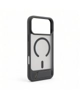  Evelatus Apple iPhone 18 Pro Max Rubber Coated MagSafe With Stand Case Smoke Grey 