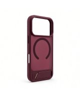  Evelatus Apple iPhone 18 Pro Rubber Coated MagSafe With Stand Case Burgundy 
