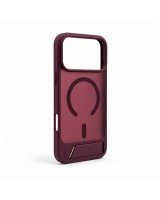  Evelatus Apple iPhone 18 Pro Max Rubber Coated MagSafe With Stand Case Burgundy 