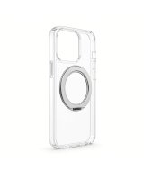  Evelatus Apple iPhone 18 Pro Hybird Case With Magsafe PC+TPU 360 Metal Stand Transparent 