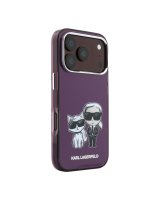  Karl Lagerfeld Apple iPhone 18 Pro HC MagSafe IML KC Bodies Sketch Print Burgundy 