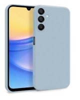 Evelatus Samsung Galaxy A15 Premium Soft Touch Silicone Case Grey Blue 