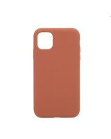  Connect Apple iPhone 11 Premium Magsafe Soft Touch Silicone Case New Function Saddle Brown 