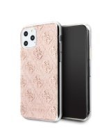  Guess Guess GUHCN58PCU4GLPI iPhone 11 Pro różowy/pink hard case 4G Glitter 