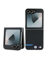  BMW BMW Carbon Blue Line Case for Samsung Galaxy Z Flip 6 - Black 