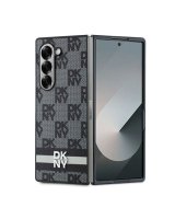  DKNY DKNY Checkered Pattern Printed Stripes case for Samsung Galaxy Z Fold 6 - black 