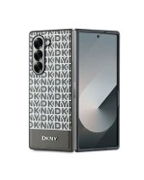  DKNY DKNY Repeat Pattern Bottom Stripe Case for Samsung Galaxy Z Fold 6 - Brown 