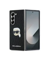  Karl Lagerfeld Karl Lagerfeld Saffiano Monogram Head Pin Case for Samsung Galaxy Z Fold 6 - Black 