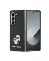  Karl Lagerfeld Karl Lagerfeld Saffiano Metal Pin Case for Samsung Galaxy Z Fold 6 - Black 