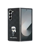  Karl Lagerfeld Karl Lagerfeld Saffiano Ikonik Pin Case for Samsung Galaxy Z Fold 6 - Black 