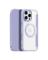  Dux Ducis Dux Ducis Skin X Pro iPhone 16 Pro Case with MagSafe and Flip Cover - Purple 