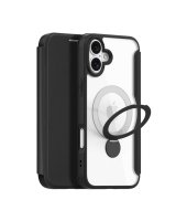  Dux Ducis Dux Ducis Skin X Pro iPhone 16 Case with MagSafe, Flip and Stand - Black 