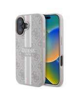  Guess Guess 4G Printed Stripes MagSafe Case for iPhone 16 Plus - Pink 