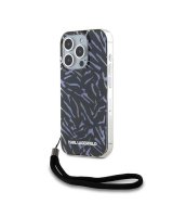  Karl Lagerfeld Karl Lagerfeld Zebra With Cord iPhone 15 Pro Max Case - Purple 