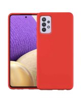  Hurtel Silicone Case Soft Flexible Rubber Cover for Samsung Galaxy A32 4G red 