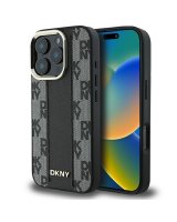  DKNY Apple DKNY Checkered Pattern Magsafe iPhone 16 Pro Max Case - Black Black 