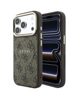  Guess Guess Embossed 4G Classic MagSafe Case for iPhone 17 Pro / 18 Pro - Brown 