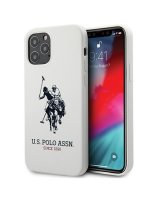  U.S. Polo PU US Polo USHCP12MSLHRWH iPhone 12/12 Pro 6,1'' biały/white Silicone Collection 