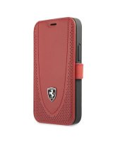  Ferrari Ferrari FEOGOFLBKP12SRE iPhone 12 mini 5.4'' red/red book Off Track Perforated 