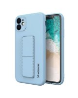  Wozinsky Wozinsky Kickstand Case Silicone Stand Cover for Samsung Galaxy A32 5G Light Blue 