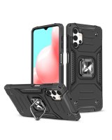  Wozinsky Wozinsky Ring Armor Case Kickstand Tough Rugged Cover for Samsung Galaxy A32 5G black 