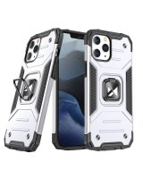  Wozinsky Wozinsky Ring Armor Case Kickstand Tough Rugged Cover for iPhone 13 Pro Max silver 