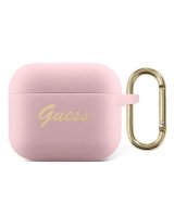  Guess Guess GUA3SSSI AirPods 3 cover pink/pink Silicone Vintage Script 