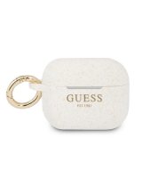  Guess Guess GUAPSGGEH AirPods Pro cover white/white Silicone Glitter 