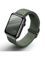  UNIQ UNIQ pasek Aspen Apple Watch 40/38/41mm Series 4/5/6/7/8/SE/SE2 Braided zielony/cypress green 