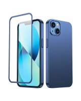  Joyroom Joyroom 360 Full Case front and back cover for iPhone 13 + tempered glass screen protector blue (JR-BP927 blue) 