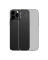  Baseus Baseus Frosted Glass Case Cover for iPhone 13 Pro Hard Cover with Gel Frame black (ARWS000401) 