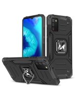  Wozinsky Wozinsky Ring Armor tough hybrid case cover + magnetic holder for Samsung Galaxy A03s black 