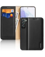  Dux Ducis Dux Ducis Hivo Leather Flip Cover Genuine Leather Wallet For Cards And Documents Samsung Galaxy S22 + (S22 Plus) Black 