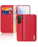  Dux Ducis Dux Ducis Hivo Leather Flip Cover Genuine Leather Wallet For Cards And Documents Samsung Galaxy S22 + (S22 Plus) Red 