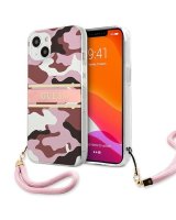  Guess Guess GUHCP13MKCABPI iPhone 13 6.1'' pink/pink hardcase Camo Strap Collection 