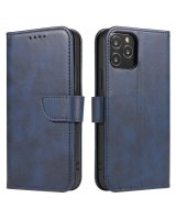  Hurtel Magnet Case elegant case cover cover with a flap and stand function for Samsung Galaxy A33 5G blue 