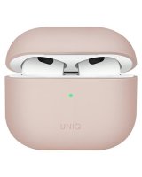  UNIQ UNIQ etui Lino AirPods 3 gen. Silicone różowy/blush pink 