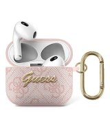  Guess Guess GUA34GSMP AirPods 3 cover różowy/pink 4G Script Metal Collection 