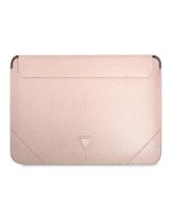  Guess Guess Saffiano Triangle Logo case for a 16'' laptop - pink 