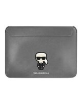  Karl Lagerfeld Karl Lagerfeld Saffiano Ikonik Karl case for a 13-14'' laptop - silver 
