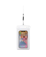  Hurtel PVC waterproof phone case with lanyard - white 