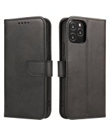  Hurtel Magnet Case elegant case case cover with a flap and stand function Realme 9i black 