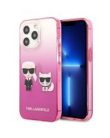  Karl Lagerfeld Karl Lagerfeld KLHCP13LTGKCP iPhone 13 Pro / 13 6,1'' hardcase różowy/pink Gradient Ikonik Karl&Choupette 