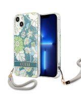  Guess Guess GUHCP13MHFLSN iPhone 13 6.1'' green/green hardcase Flower Strap 