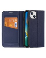  Dux Ducis Dux Ducis Skin X2 case for iPhone 14 Plus case with magnetic flap blue 